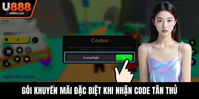 Gói khuyến mãi đặc biệt khi nhận code tân thủ